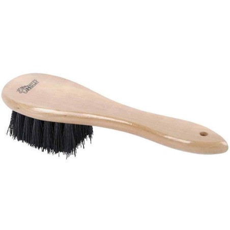AOEVUIR Lot De 2 Brosses à Sabots De Cheval En Poils De Porc Naturels Avec Manche Ergonomique - Soin Complet Des Sabots