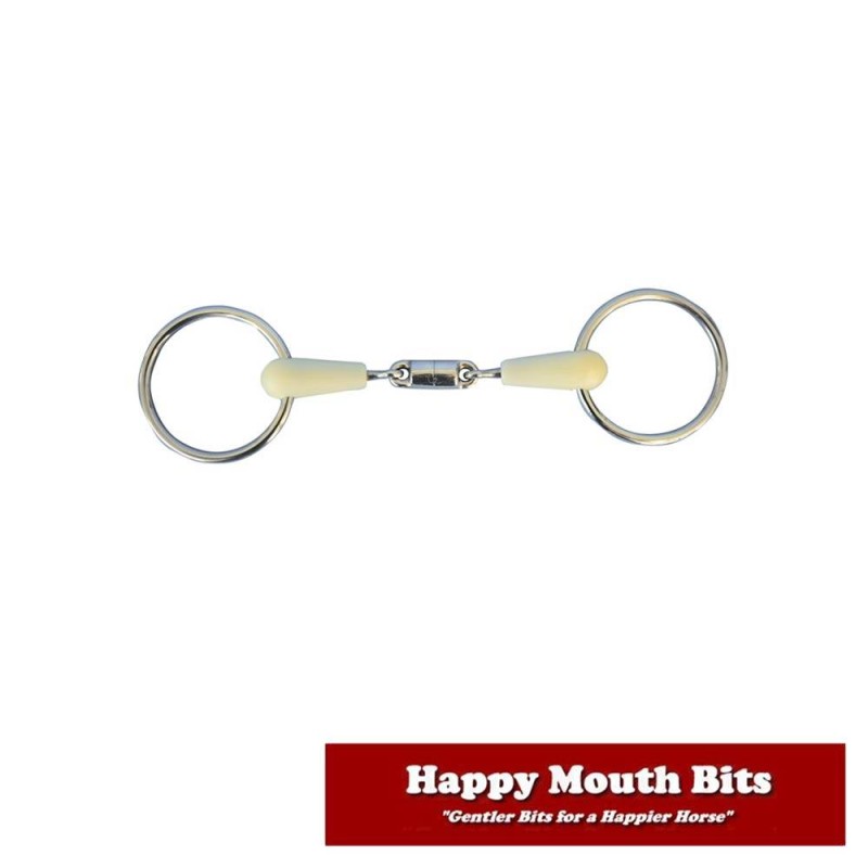 Mors à anneaux Happy Mouth Centre Revolver Mors à anneaux Happy Mouth Centre Revolver