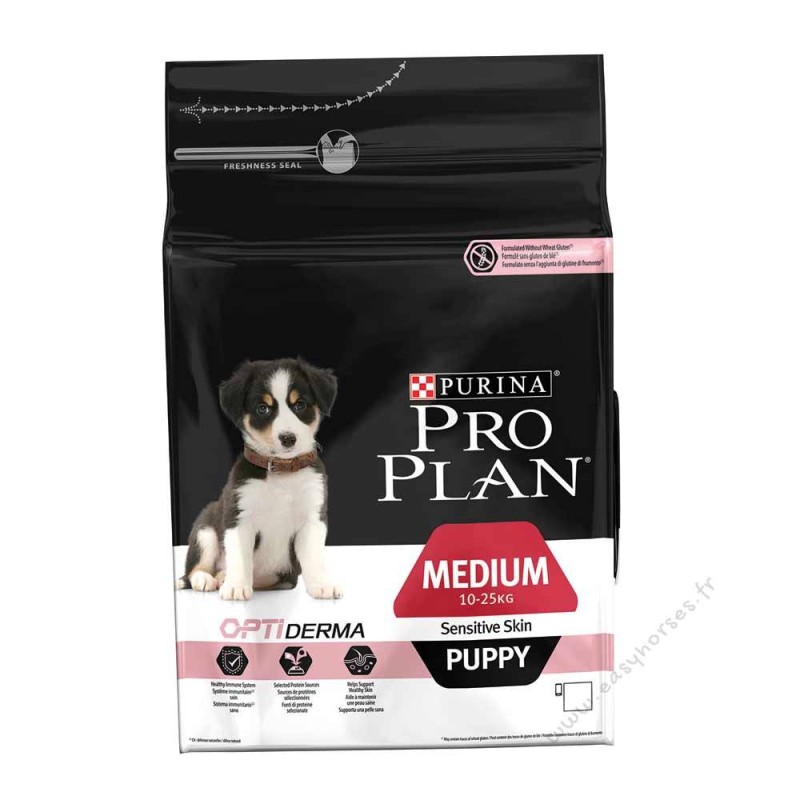 Proplan OptiDerma Medium Puppy Sensitive Skin 3 kg