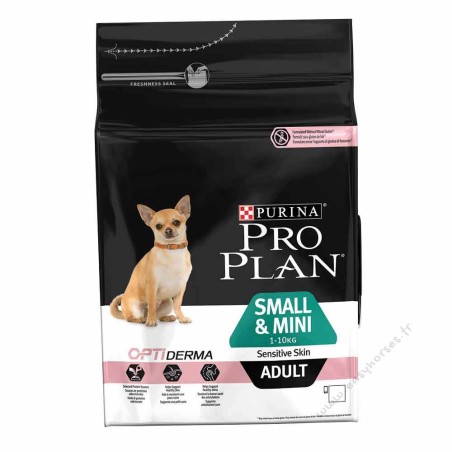 Proplan OptiDerma Small & Mini Adult Sensitive Skin 3 kg