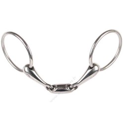 Mors à anneaux double brisure gros canons