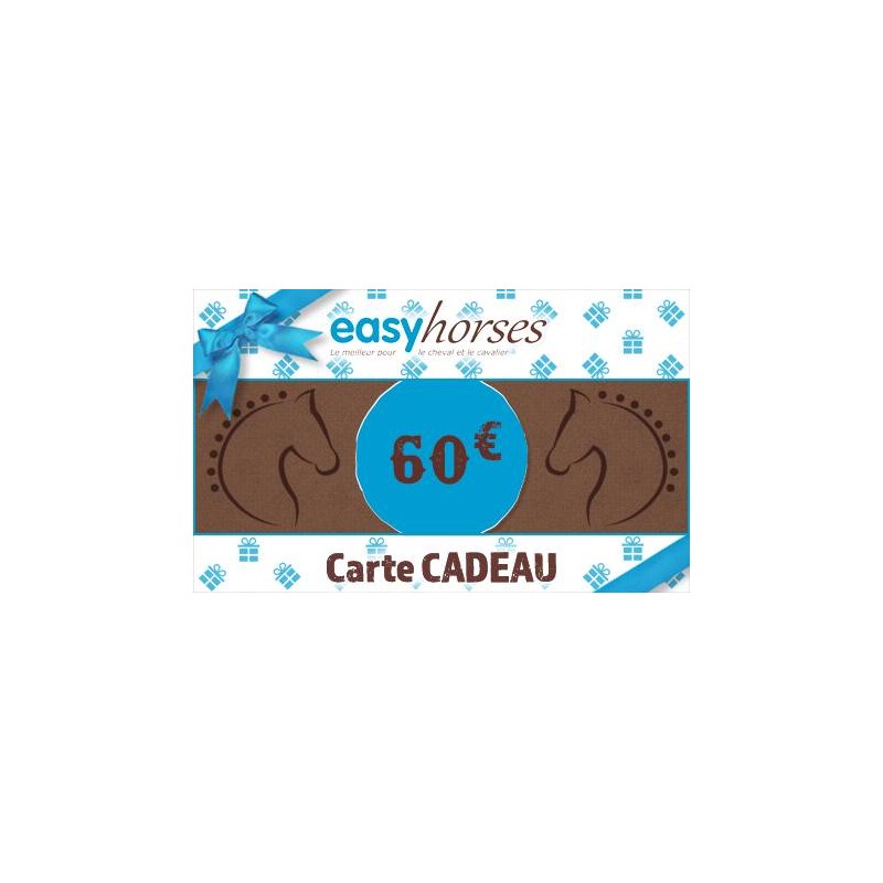 Carte cadeau Easyhorses - 60€