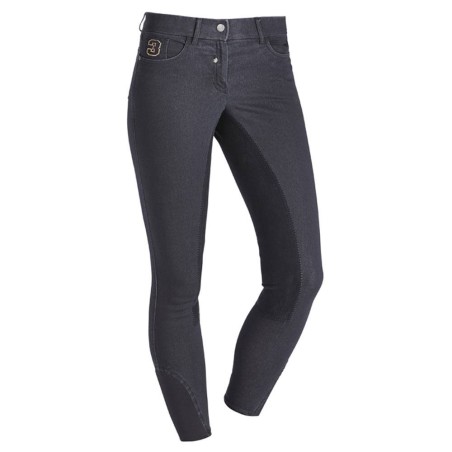 Pantalon d'équitation HV Polo Kate Fond peau Noir