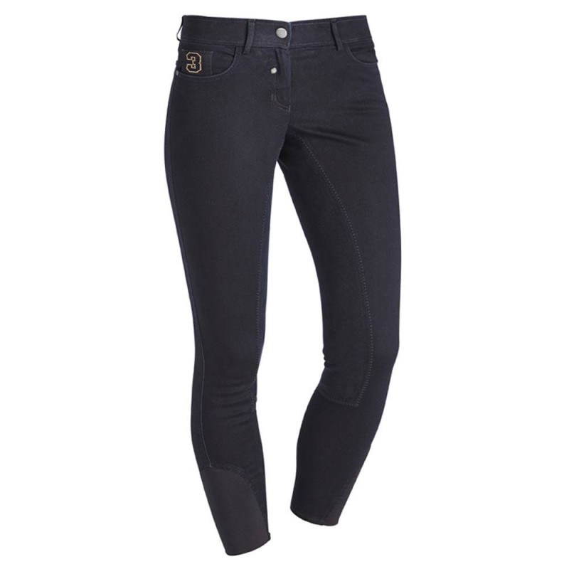 Pantalon d'équitation HV Polo Kate Fond peau Noir