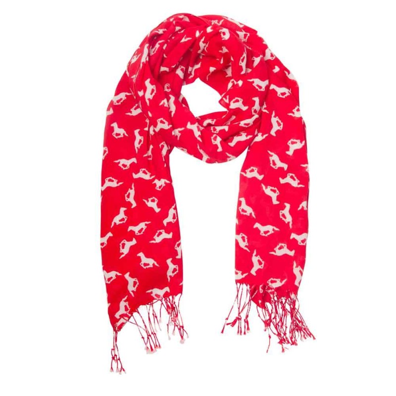 Foulard HV Polo Horses Corail