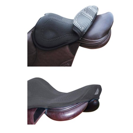Tapis De Selle Équitation Gel Avacallo - Transparent - Occasion Bon État